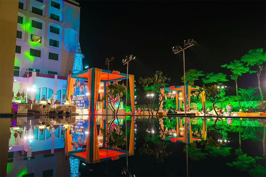 Destination wedding in Jaipur - Poolside Wedding in Jaipur